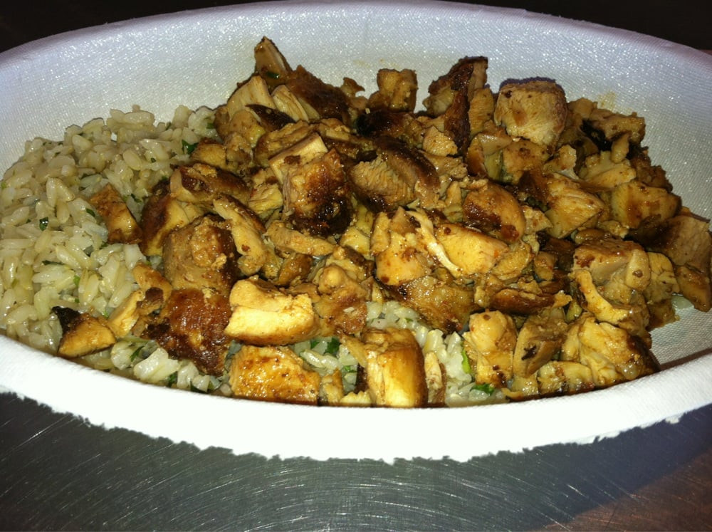 Chipotle Mexican Grill Brown Rice
 8 oz Chicken & 4 oz Brown Rice Yelp