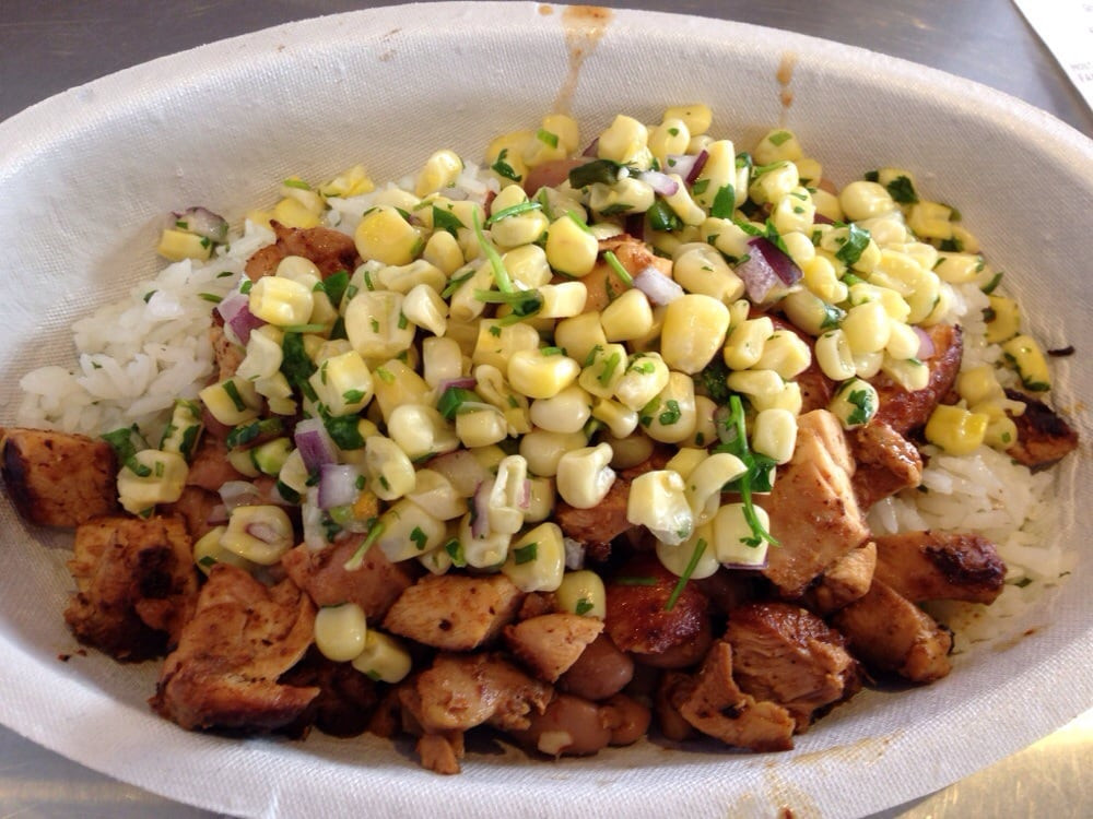 Chipotle Mexican Grill Brown Rice
 White rice pinto beans grilled chicken corn salsa Yelp