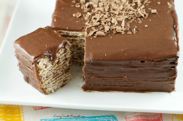 Chocolate Passover Desserts
 Icebox Matzo Cake Recipe Living Sweet Moments