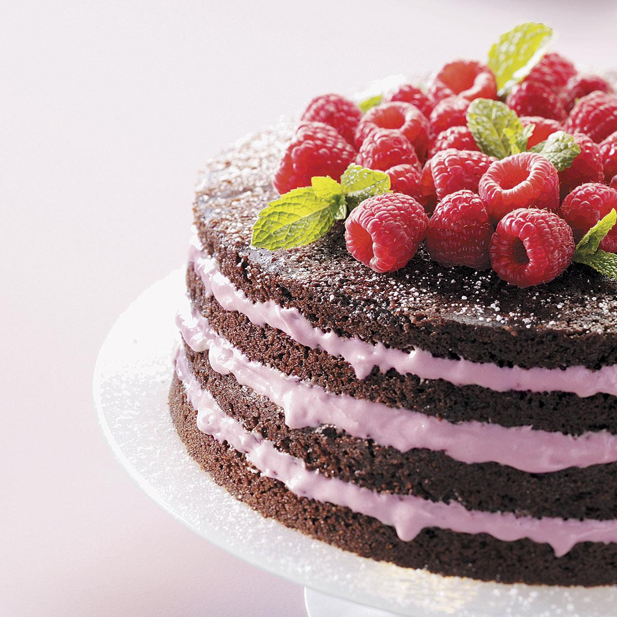 Chocolate Torte Cake
 Light Chocolate Torte with Raspberry Filling Recipe
