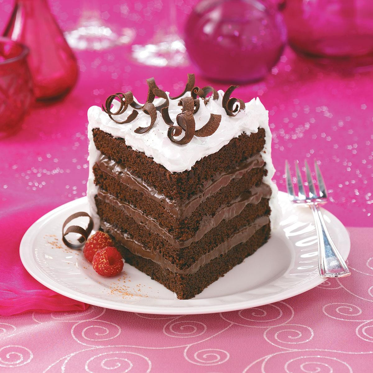 Chocolate Torte Cake
 4 Layer Chocolate Torte Recipe