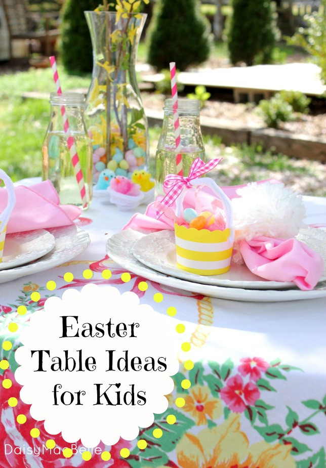 Christian Easter Party Ideas For Kids
 Easter Table Ideas for Kids daisymaebelle