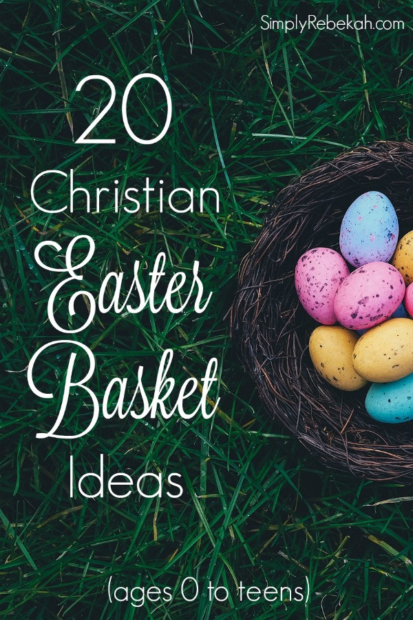 Christian Gift Baskets Ideas
 20 Christian Easter Basket Ideas Simply Rebekah
