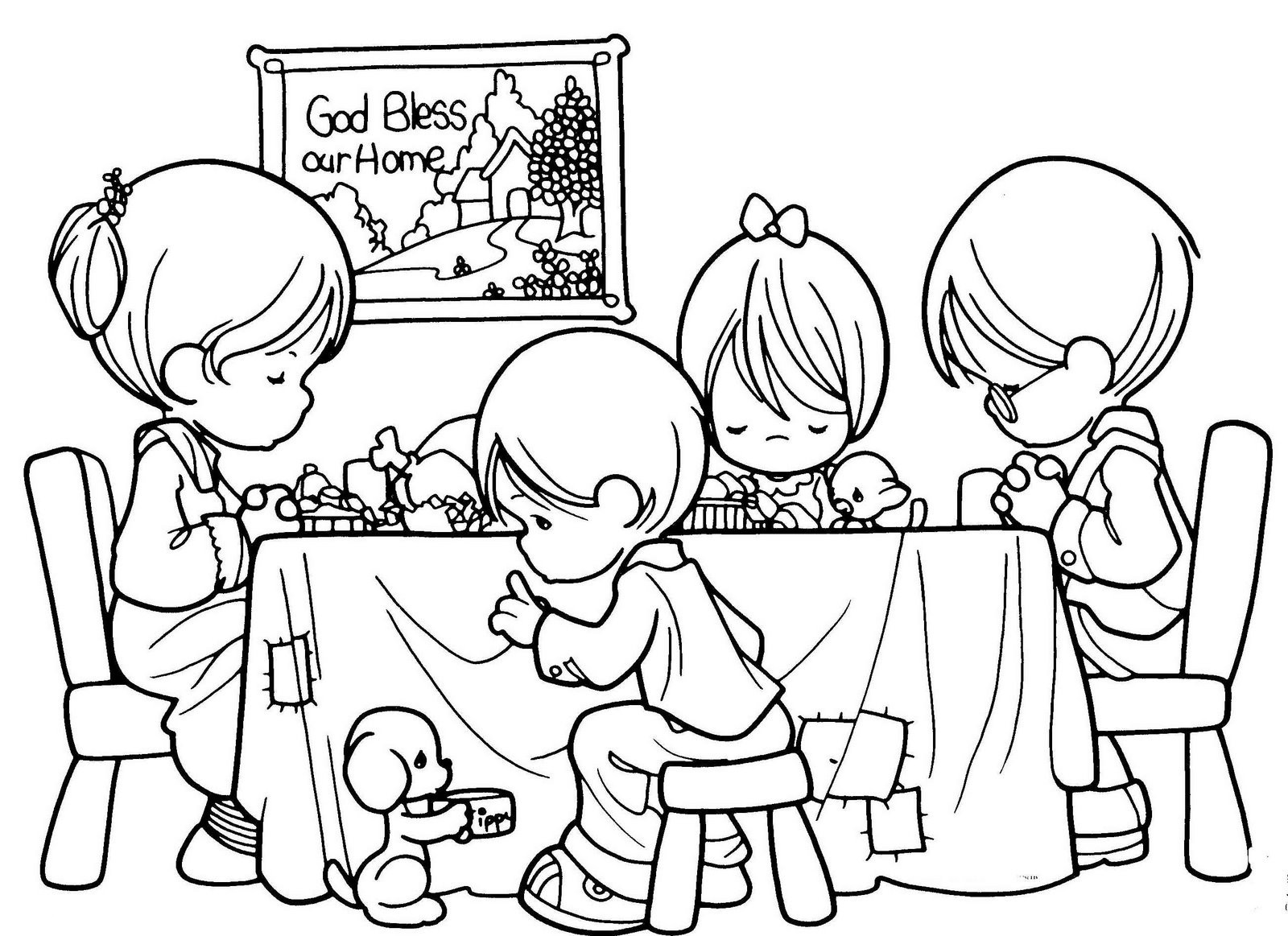 Christian Kids Coloring Pages
 Free Printable Christian Coloring Pages for Kids Best
