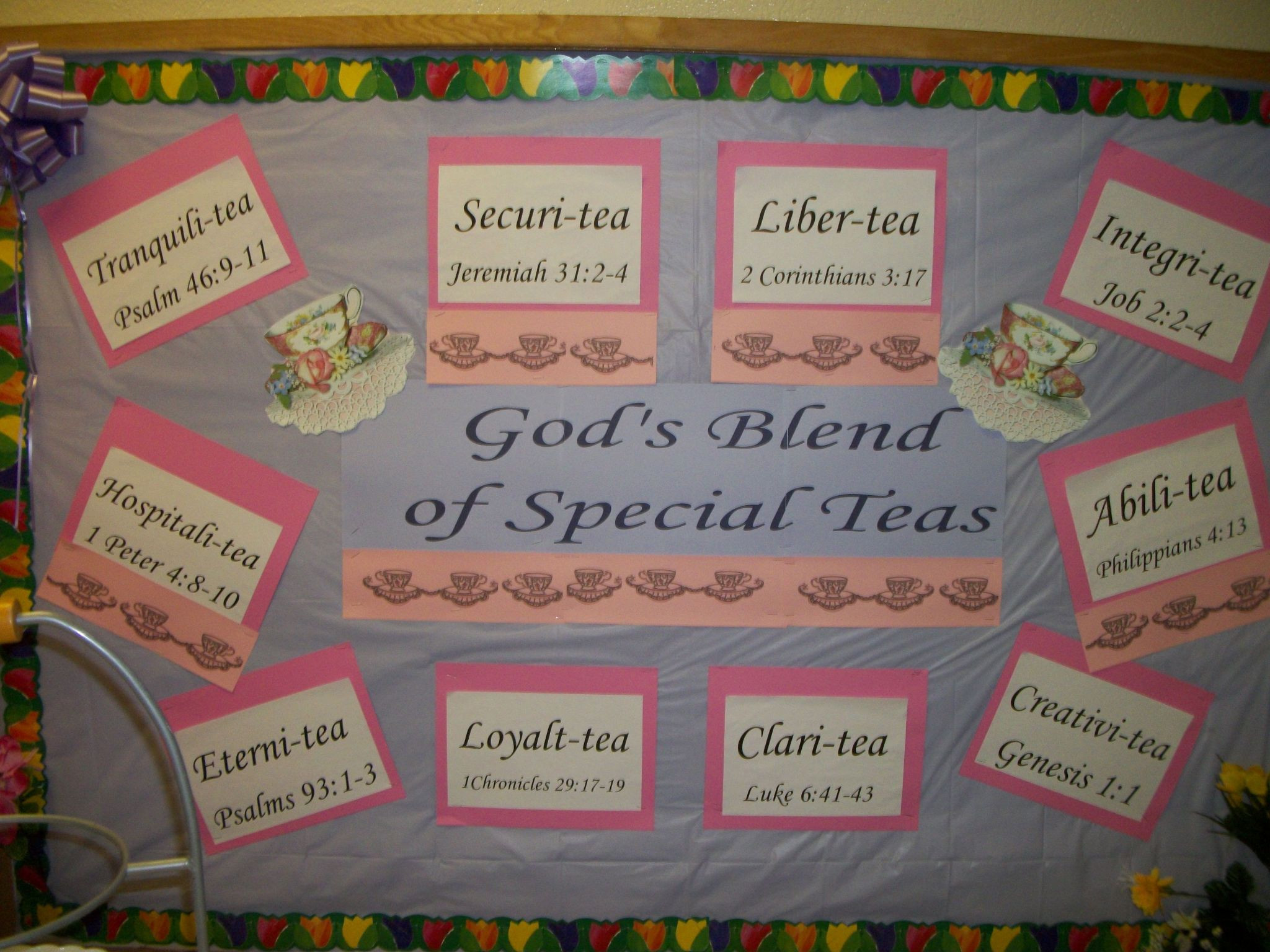 Christian Tea Party Ideas
 La s Ministry Tea Party