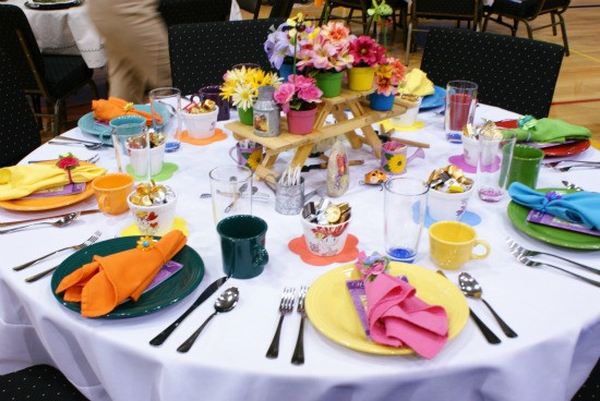 Christian Tea Party Ideas
 Spring Luncheon Stage and Table Decoration Ideas