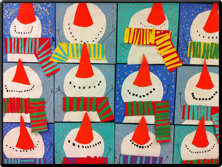 Christmas Art Projects For Toddlers
 Apex Elementary Art From the Apex Staff Memo