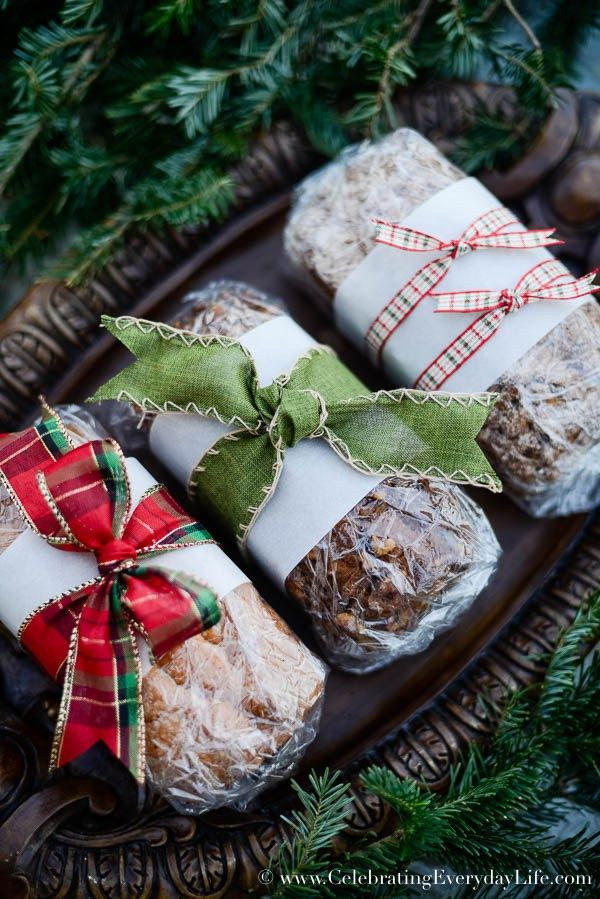 Christmas Bread Gifts
 How to Wrap Baked Goods Food