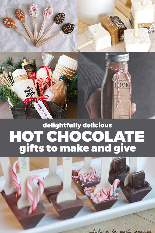 Christmas Chocolate Gift Ideas
 Homemade hot chocolate t ideas