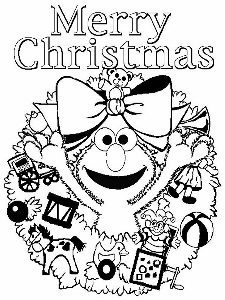 Christmas Coloring Pages Printable
 Elmo Christmas Printable Coloring Pages Free Printable