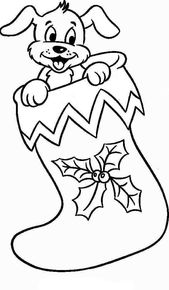 Christmas Coloring Pages Printable
 Christmas Stocking Coloring Pages