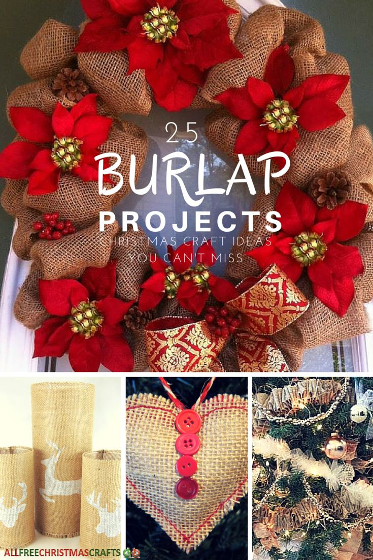 Christmas Craft Decor Ideas
 33 Burlap Projects Christmas Craft Ideas You Can t Miss