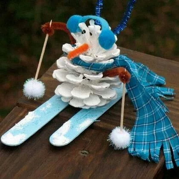 Christmas Crafts For Kids To Make
 25 Cool Snowman Crafts for Christmas Hative