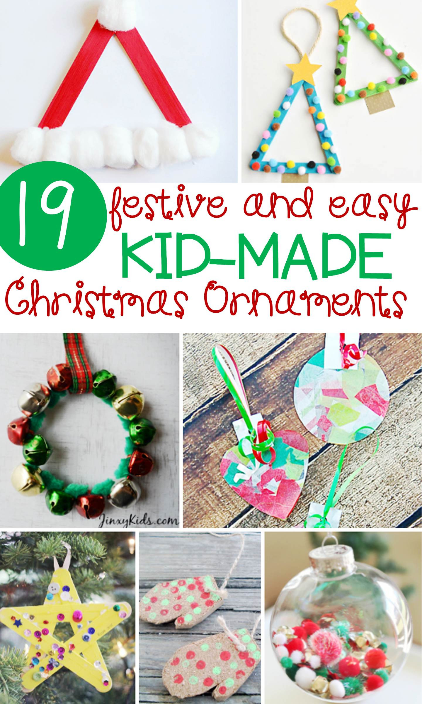 Christmas Crafts For Kids To Make
 Festive and Simple Kids Christmas Ornaments The