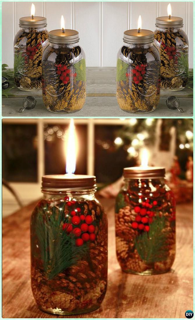 Christmas Decoration Craft Ideas
 12 DIY Christmas Mason Jar Lighting Craft Ideas