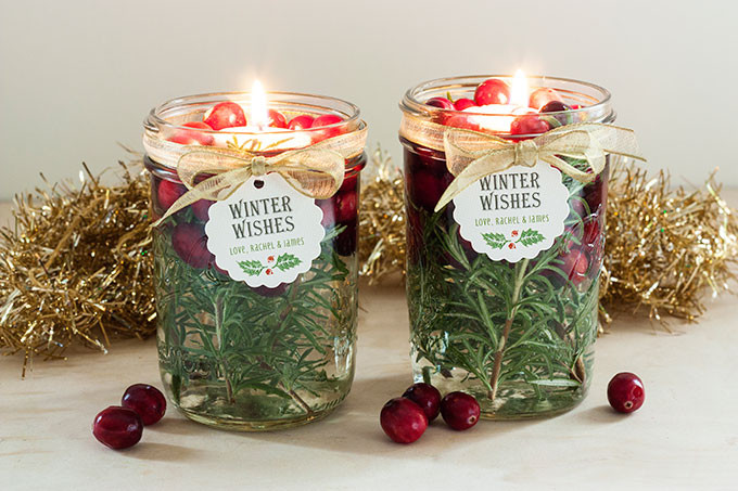 Christmas Decoration Craft Ideas
 DIY Holiday Floating Candles Party Inspiration