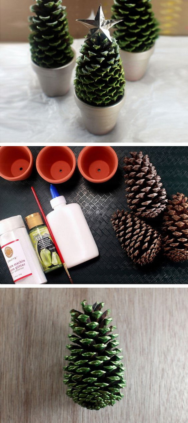 Christmas Decoration Craft Ideas
 Festive DIY Pine Cone Crafts for Your Holiday Decoration