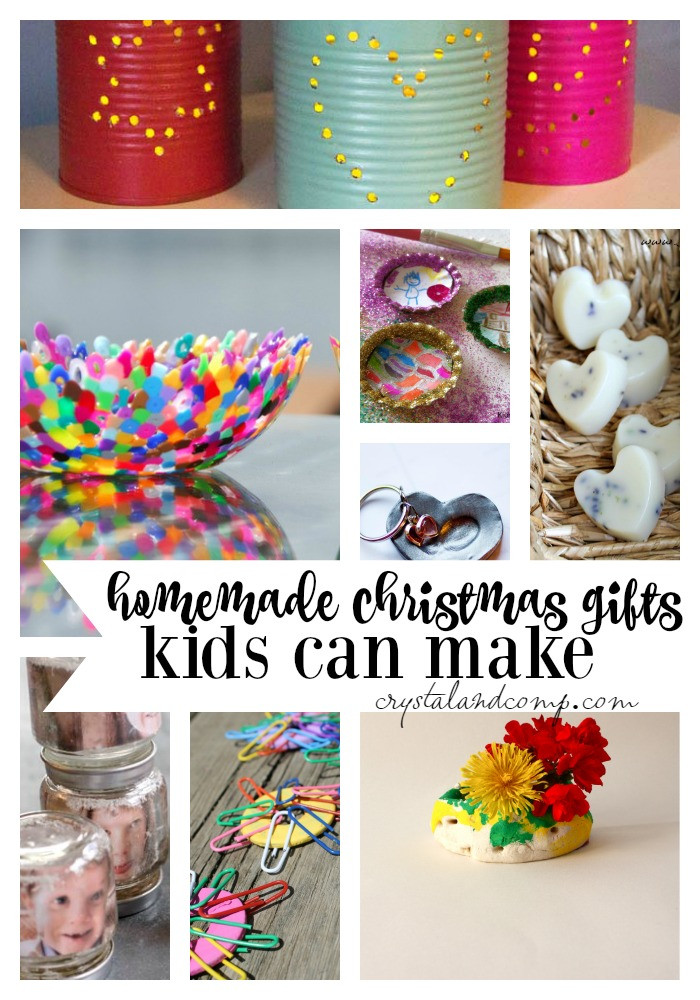Christmas Gift Child Can Make
 25 Homemade Christmas Gifts Kids Can Make