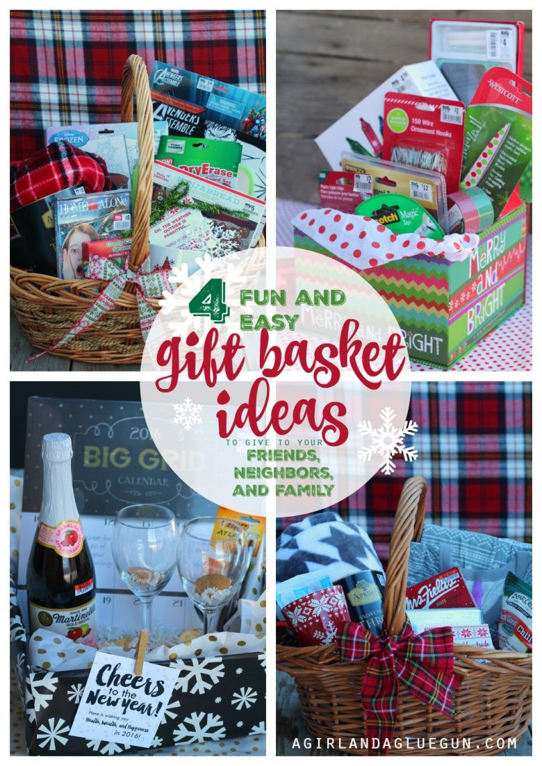 Christmas Gift Ideas For A Family
 4 fun and easy t basket ideas for Christmas A girl