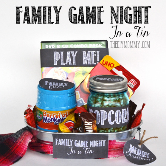Christmas Gift Ideas For A Family
 A Gift In A Tin Family Game Night In A Tin