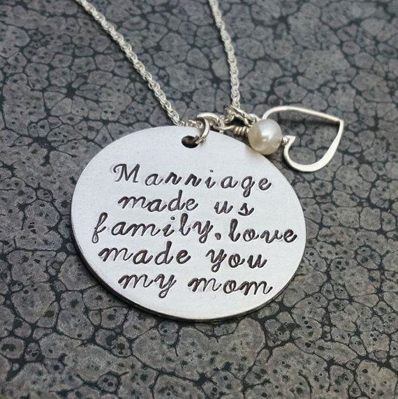 Christmas Gift Ideas For Daughter In Laws
 Gift for Mother in Law Handmade Jewelry For Mother In Law