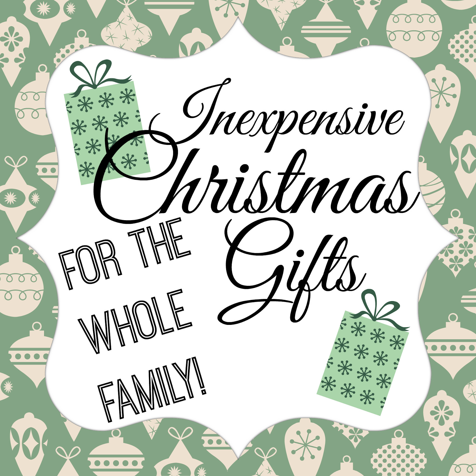 Christmas Gift Ideas For The Whole Family
 Orchard Girls Inexpensive Christmas Gifts For the Whole