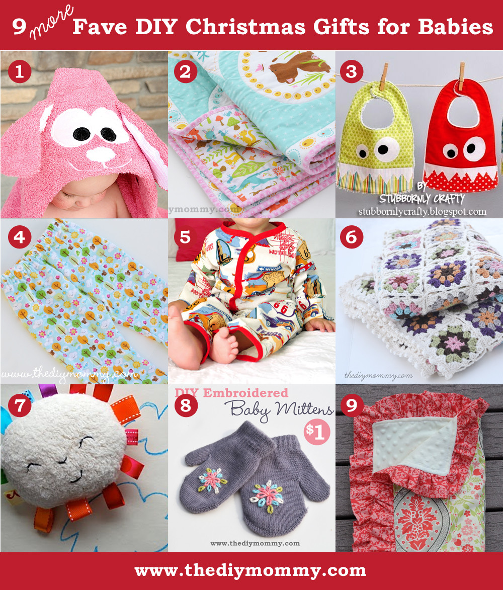 Christmas Gift Ideas From Baby
 A Handmade Christmas More DIY Baby Gifts