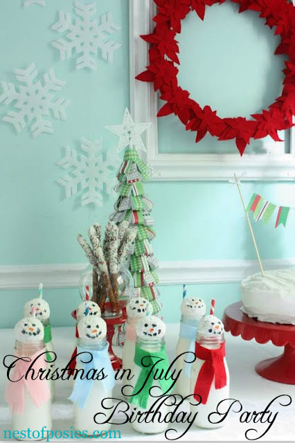 Christmas In July Party Ideas
 Christmas in July Birthday Party