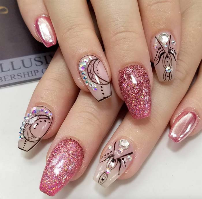 Christmas Nail Designs Pictures
 53 Sparkling Holiday Nail Art Designs To Try This