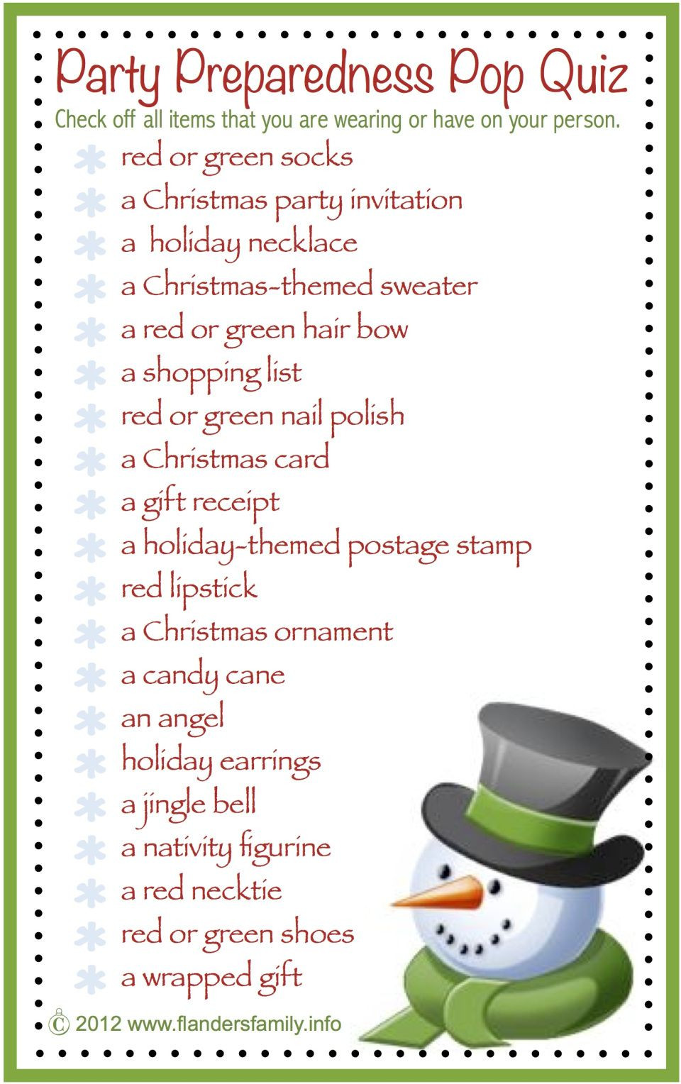 Christmas Party Game Ideas For Work
 this site has lots of free printable party games and