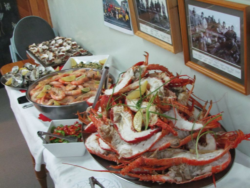 Christmas Seafood Dinners
 This week at Macquarie Island 9 January 2015 — Australian
