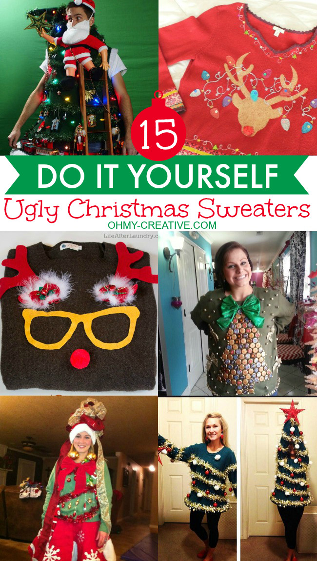Christmas Sweater Ideas For A Party
 Whimsy Wednesday Link Party 145 Oh My Creative