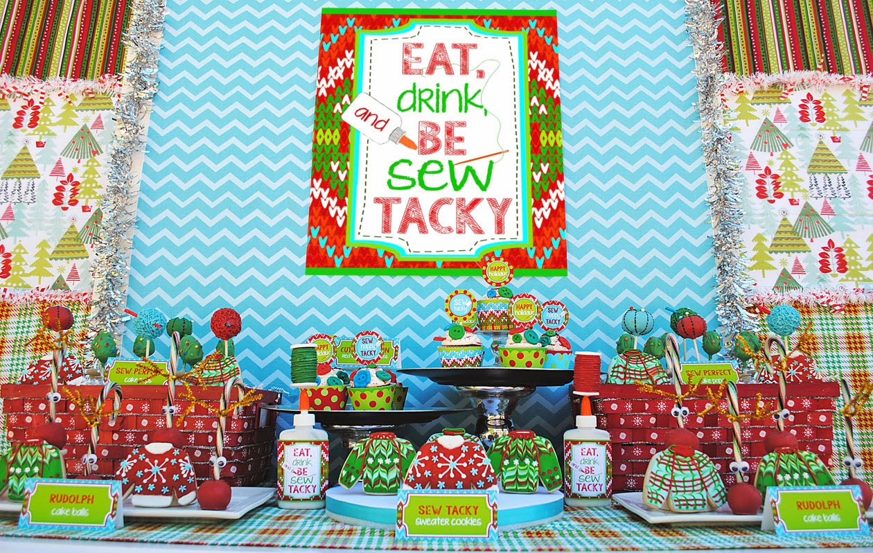 Christmas Sweater Ideas For A Party
 "Let s Be Sew Tacky" Party Design Dazzle