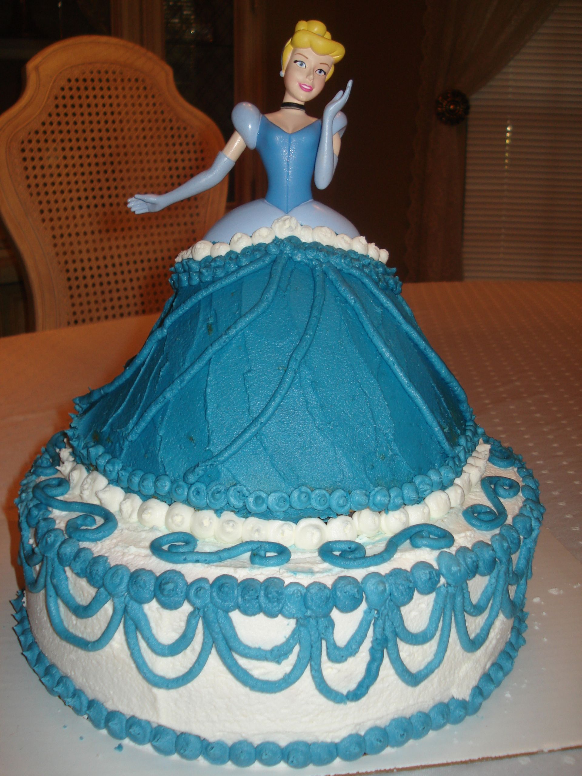 Cinderella Birthday Cake
 Houston Baker Makes Peanut Nut Free Cinderella Birthday