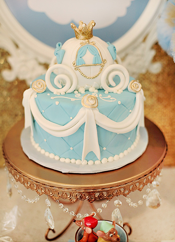 Cinderella Birthday Cake
 Cinderella s Modern Bibbity Bobbity Boutique Princess