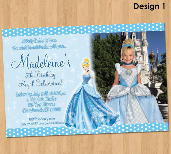 Cinderella Birthday Invitations
 Cinderella Invitation Printable Cinderella Birthday