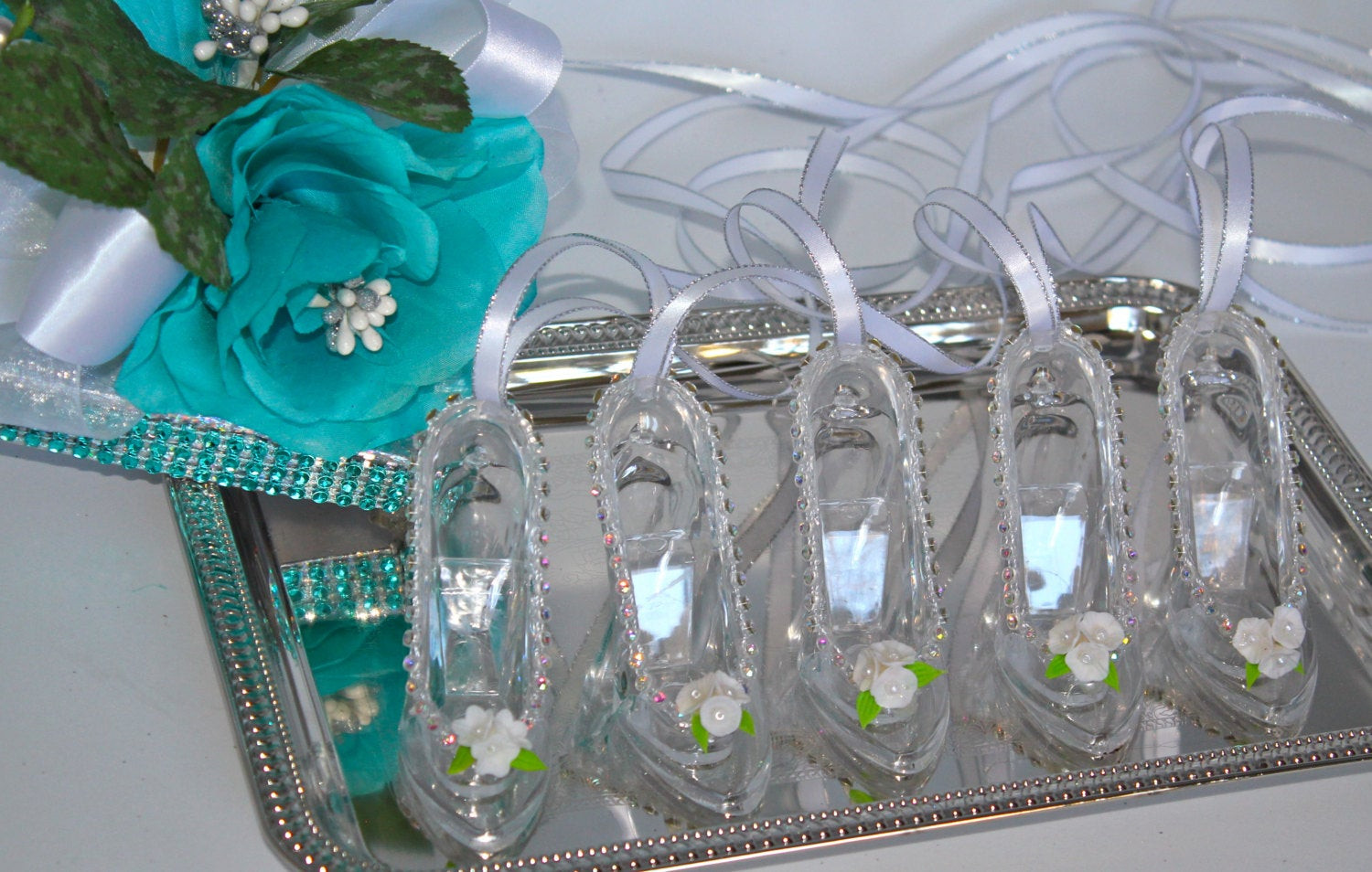Cinderella Wedding Favors
 Items similar to Glass Slipper Cinderella Wedding Favors