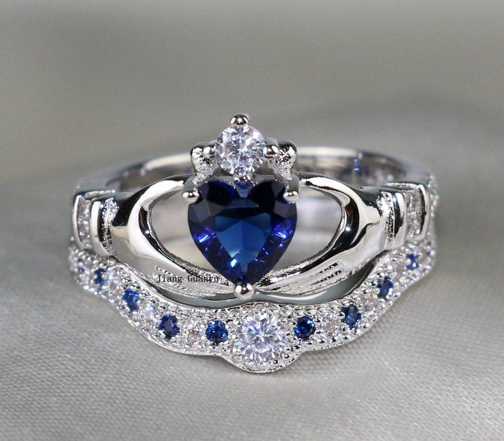 Claddagh Wedding Ring Sets
 15 Inspirations of Diamond Claddagh Engagement & Wedding
