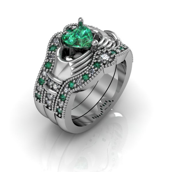Claddagh Wedding Ring
 Claddagh Wedding Ring Sterling Silver by Majesticjewelry99