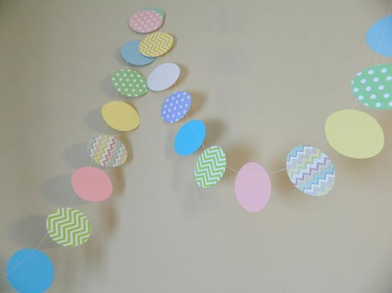 Classroom Easter Party Ideas
 Easter Egg Garland Easter Decorations Classroom Decor