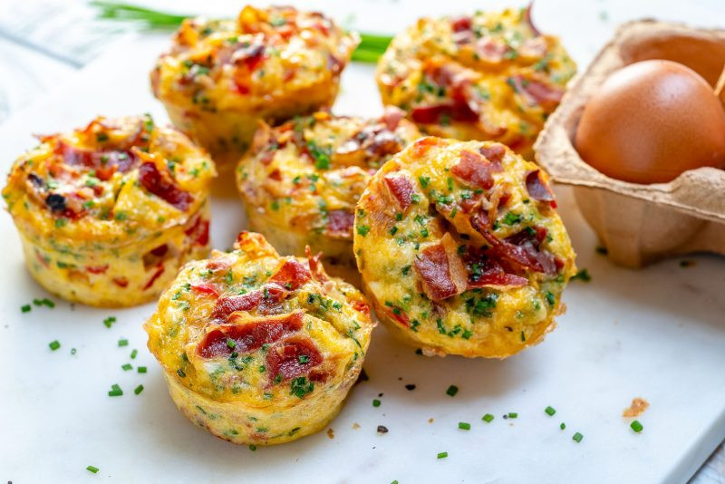 Clean Eating Breakfast Muffins
 These Clean Eating Bacon Egg Muffins are the Bomb