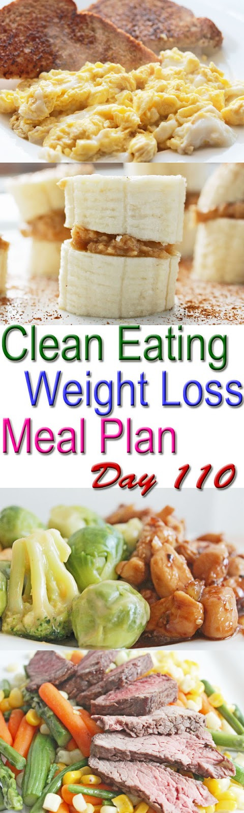 Clean Eating Diet Plan For Weight Loss
 Clean Eating Weight Loss Meal Plan 110