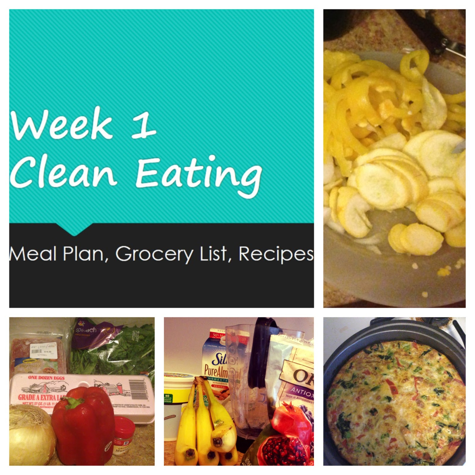Clean Eating For A Week
 Broke and Bougie Clean Eating Week 1 Meal Plan
