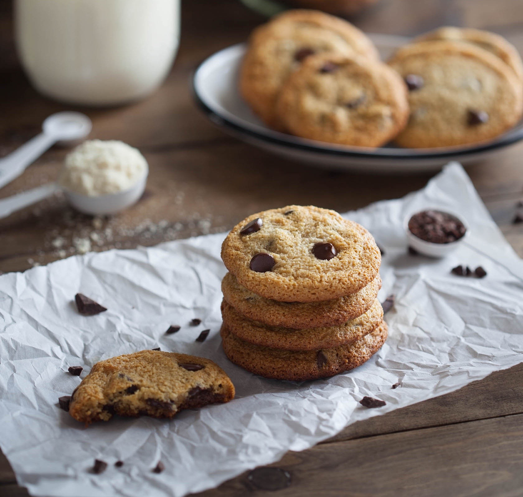 Clean Eating With A Dirty Mind
 Simple Chocolate Chip Cookies