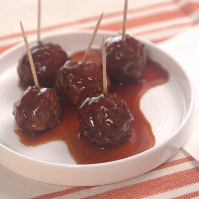 Cocktail Meatballs Grape Jelly Bbq Sauce
 Slow Cooker 3 Ingre nt Cocktail Meatballs