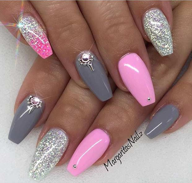 Coffin Nail Art Designs
 31 Trendy Nail Art Ideas for Coffin Nails