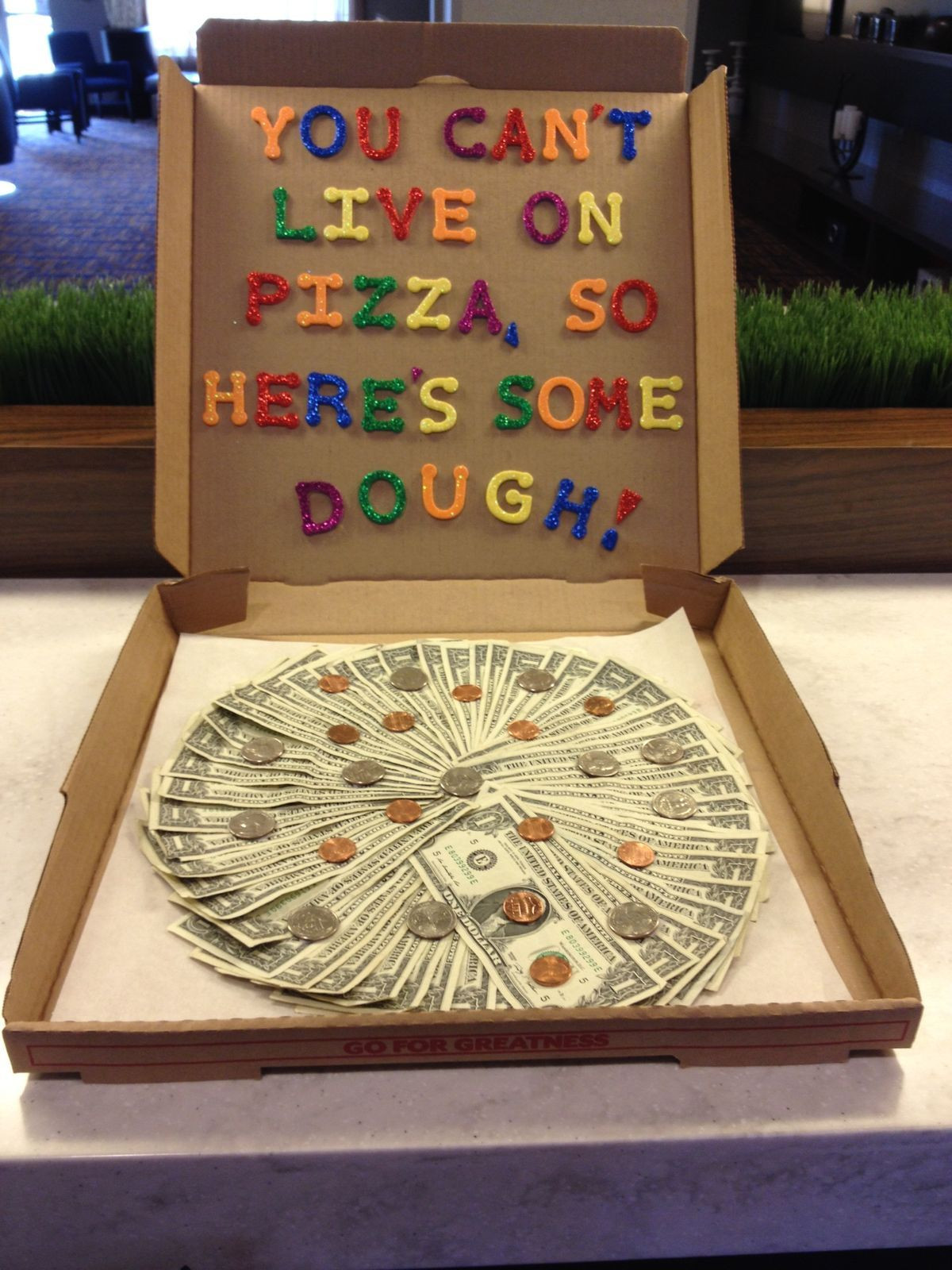 College Graduation Gift Ideas For Girlfriend
 You can t live on pizza so here s some dough fun way