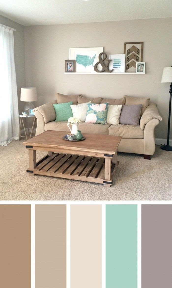 Color Palette For Living Room
 Beautiful small living room color schemes that will make