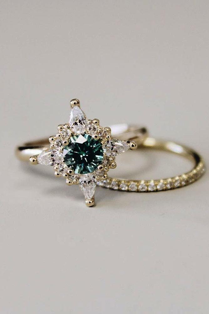 Colored Diamond Wedding Rings
 24 Gorgeous Colored Engagement Rings