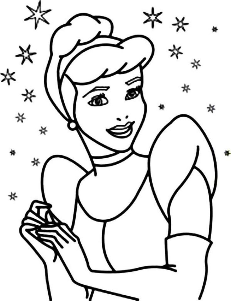 Coloring Book For Girls
 Impressive Cinderella Coloring Pages for Little Girls